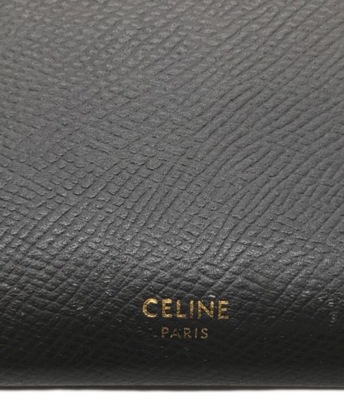 CELINE（セリーヌ）CELINE (セリーヌ) ラージフラップウォレット グレー サイズ:-の古着・服飾アイテム