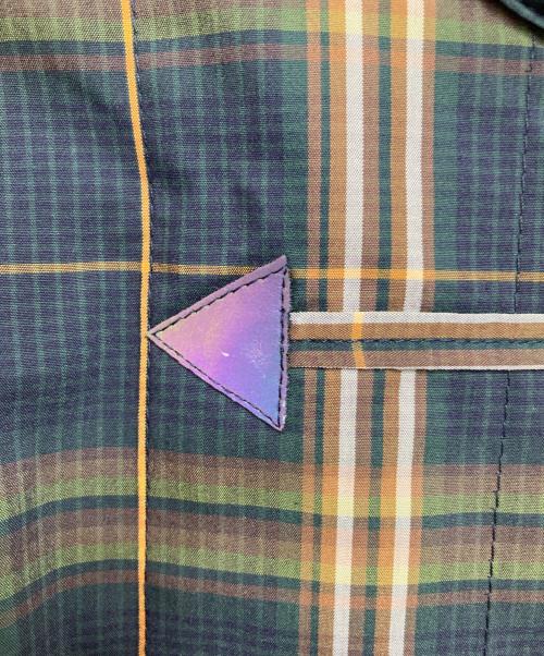 ENDRECHERI（エンドリケリー）ENDRECHERI (エンドリケリー) ZOZO (ゾゾ) チェック柄オープンシャツ ダークグリーン サイズ:FREEの古着・服飾アイテム