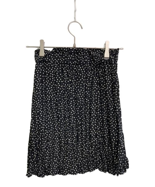 THE NEWHOUSE（ザ ニューハウス）THE NEWHOUSE (ザ ニューハウス) ドット柄スカート ホワイト×ブラック サイズ:XS 未使用品の古着・服飾アイテム