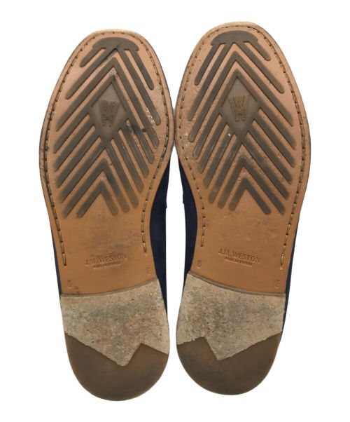 J.M.WESTON（ジェイエムウエストン）J.M.WESTON (ジェイエムウエストン) ルモックヌバックコインローファー ネイビー サイズ:8の古着・服飾アイテム