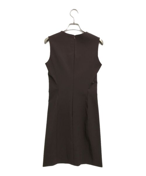 PRADA（プラダ）PRADA (プラダ) ノースリーブワンピース ブラウン サイズ:38の古着・服飾アイテム