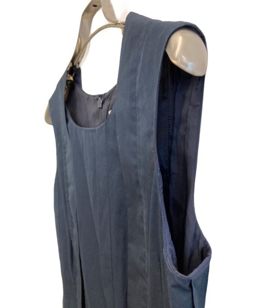 JIL SANDER（ジルサンダー）JIL SANDER (ジルサンダー) ノースリーブワンピース ネイビー サイズ:36の古着・服飾アイテム