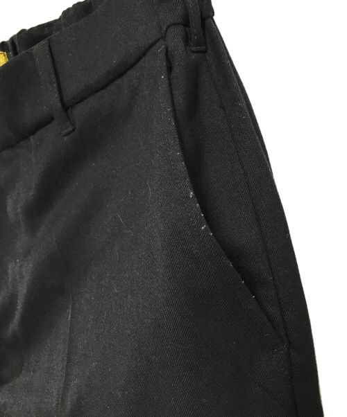 sorry a bootleg program（ソーリー ブートレグ プログラム）sorry a bootleg program (ソーリー ブートレグ プログラム) イージーテーパードスラックス ブラック サイズ:1の古着・服飾アイテム