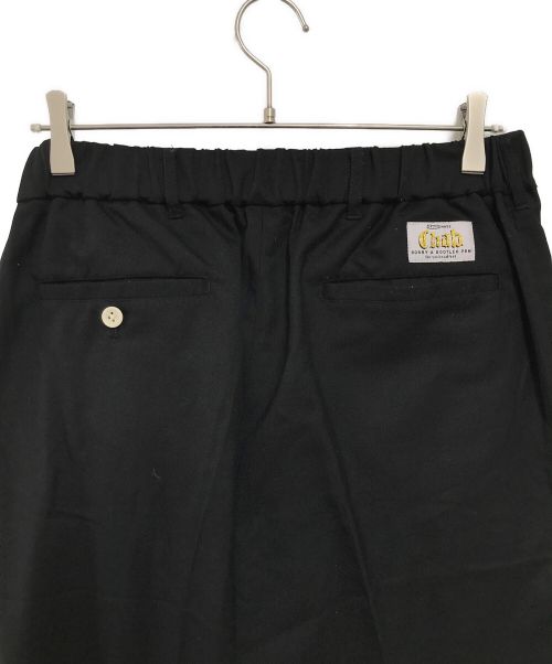 sorry a bootleg program（ソーリー ブートレグ プログラム）sorry a bootleg program (ソーリー ブートレグ プログラム) イージーテーパードスラックス ブラック サイズ:1の古着・服飾アイテム