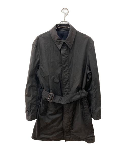 HERMES（エルメス）HERMES (エルメス) ステンカラーコート ブラック サイズ:50の古着・服飾アイテム