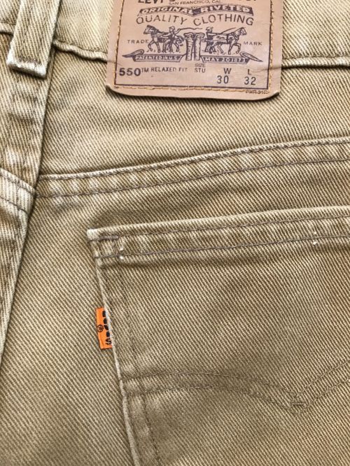 LEVI'S（リーバイス）LEVI'S (リーバイス) ペイントパンツ ブラウン サイズ:Ｗ30の古着・服飾アイテム