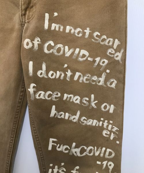 LEVI'S（リーバイス）LEVI'S (リーバイス) ペイントパンツ ブラウン サイズ:Ｗ30の古着・服飾アイテム