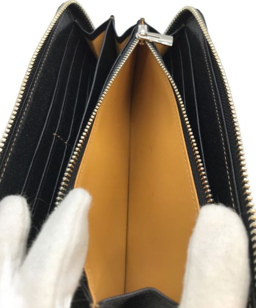 cocomeister（ココマイスター）COCOMEISTER (ココマイスター) エンボスラウンドジップ長財布 ブラック サイズ:-の古着・服飾アイテム