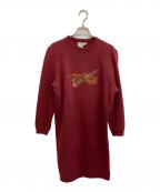 GUCCIグッチ）の古着「スウェットワンピース」｜ボルドー