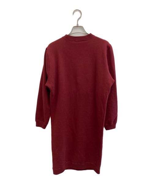 GUCCI（グッチ）GUCCI (グッチ) スウェットワンピース ボルドー サイズ:Mの古着・服飾アイテム