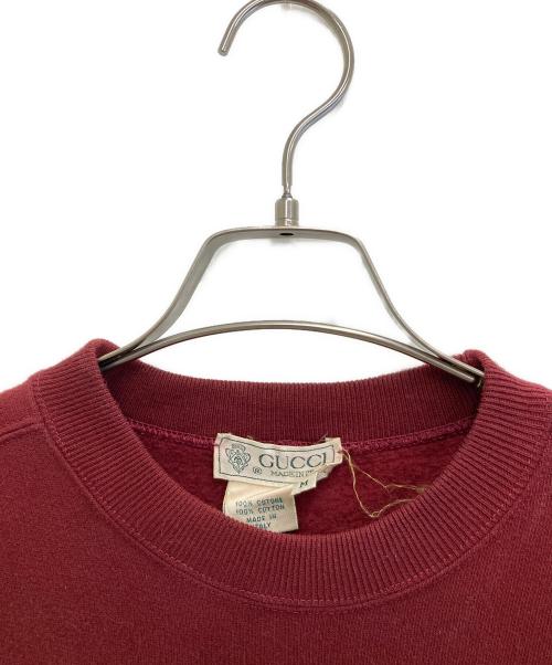 GUCCI（グッチ）GUCCI (グッチ) スウェットワンピース ボルドー サイズ:Mの古着・服飾アイテム