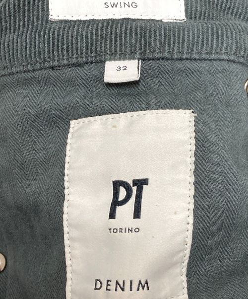 PT TORINO DENIM（ピーティー トリノ デニム）PT TORINO DENIM (ピーティー トリノ デニム) コーデュロイパンツ グレー サイズ:Ｗ32の古着・服飾アイテム