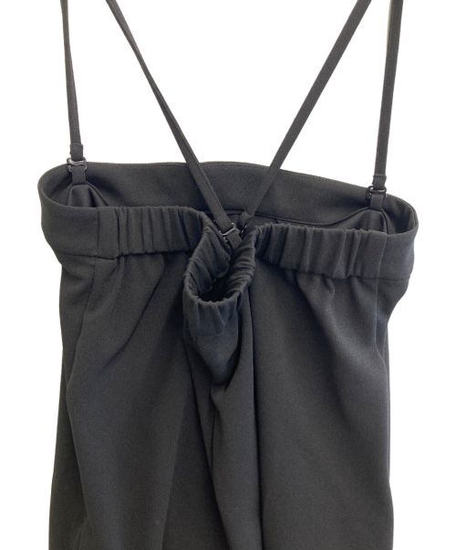 heliopole（エリオポール）heliopole (エリオポール) NEW BARE TOP JUMPSUITs ブラック サイズ:ｰの古着・服飾アイテム