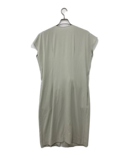 Decade BEIGE（ディケイドベイジ）Decade BEIGE (ディケイドベイジ) CINDYカシュクールワンピース グリーン サイズ:8の古着・服飾アイテム