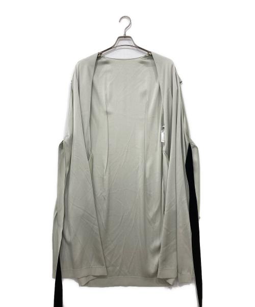 Decade BEIGE（ディケイドベイジ）Decade BEIGE (ディケイドベイジ) CINDYカシュクールワンピース グリーン サイズ:8の古着・服飾アイテム