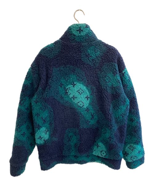 LOUIS VUITTON（ルイ ヴィトン）LOUIS VUITTON (ルイ ヴィトン) モノグラムジャガードフリースジャケット グリーン サイズ:Mの古着・服飾アイテム