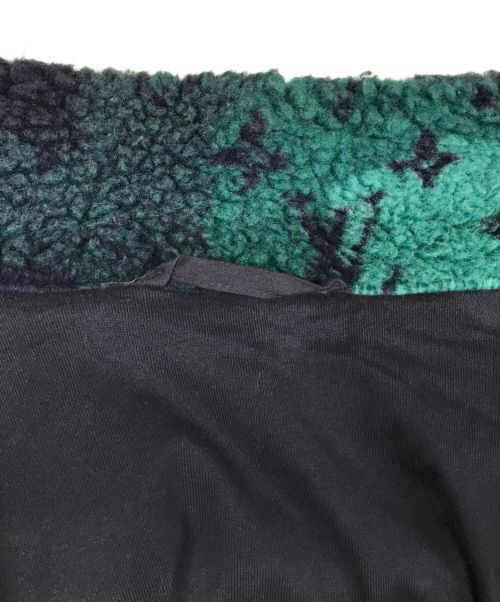 LOUIS VUITTON（ルイ ヴィトン）LOUIS VUITTON (ルイ ヴィトン) モノグラムジャガードフリースジャケット グリーン サイズ:Mの古着・服飾アイテム