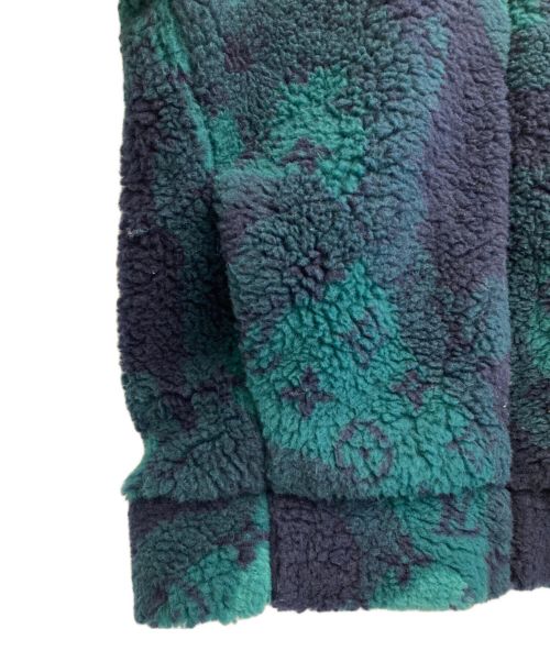 LOUIS VUITTON（ルイ ヴィトン）LOUIS VUITTON (ルイ ヴィトン) モノグラムジャガードフリースジャケット グリーン サイズ:Mの古着・服飾アイテム