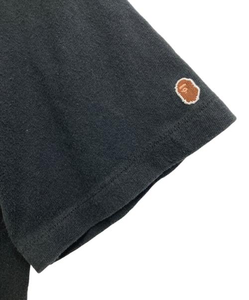 BAPE BY A BATHING APE（ベイプバイアベイシングエイプ）BAPE BY A BATHING APE (ベイプバイアベイシングエイプ) マルチロゴプリントTシャツ ブラック サイズ:Lの古着・服飾アイテム