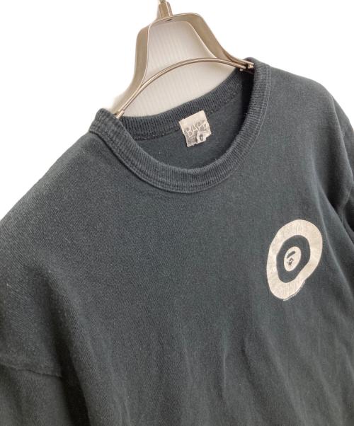 BAPE BY A BATHING APE（ベイプバイアベイシングエイプ）BAPE BY A BATHING APE (ベイプバイアベイシングエイプ) マルチロゴプリントTシャツ ブラック サイズ:Lの古着・服飾アイテム