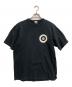 BAPE BY A BATHING APE（ベイプバイアベイシングエイプ）の古着「マルチロゴプリントTシャツ」｜ブラック