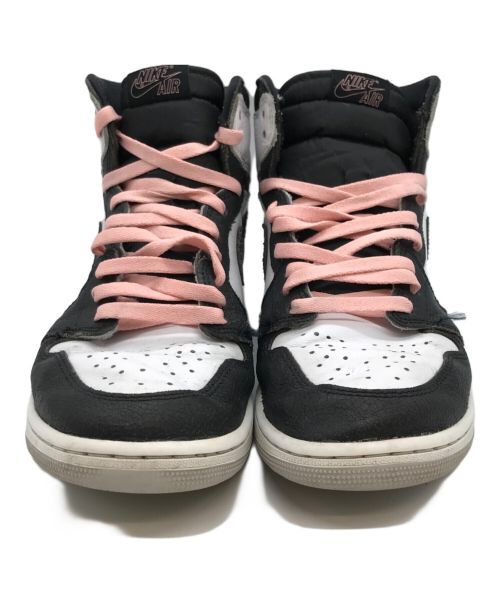 NIKE（ナイキ）NIKE (ナイキ) AirJordan1 High OG”Bleached Coral” ブラック×ホワイト サイズ:28cmの古着・服飾アイテム