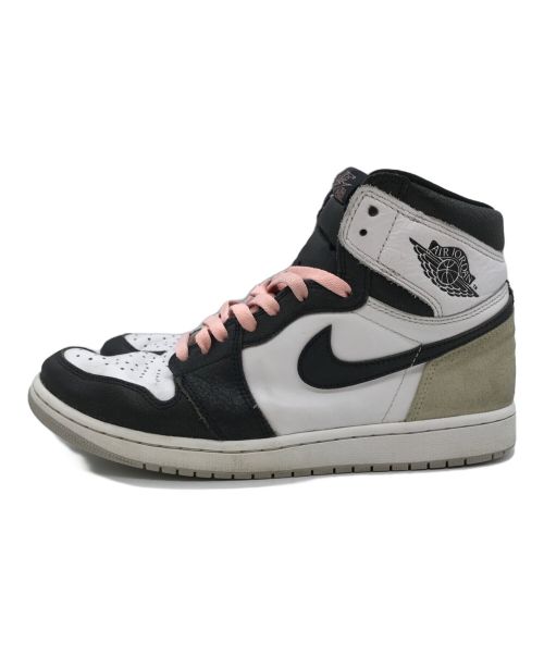 NIKE（ナイキ）NIKE (ナイキ) AirJordan1 High OG”Bleached Coral” ブラック×ホワイト サイズ:28cmの古着・服飾アイテム