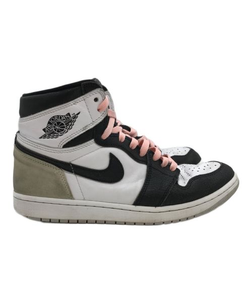 NIKE（ナイキ）NIKE (ナイキ) AirJordan1 High OG”Bleached Coral” ブラック×ホワイト サイズ:28cmの古着・服飾アイテム