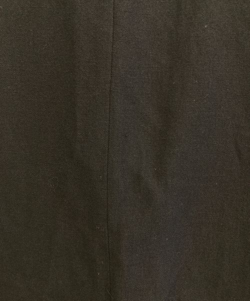 Curensology（カレンソロジー）Curensology (カレンソロジー) ウールリネンベスト ブラック サイズ:freeの古着・服飾アイテム