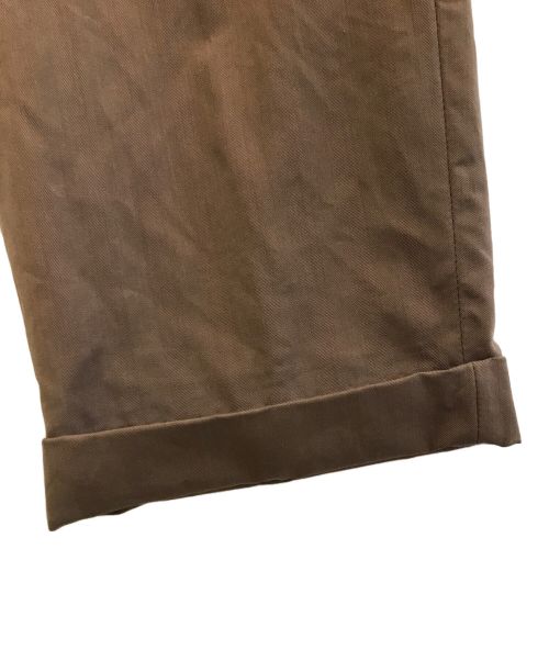 WACKO MARIA（ワコマリア）WACKO MARIA (ワコマリア) ERMENEGILDO ZEGNA (エルメネジルド・ゼニア) スラックス ブラウン サイズ:SIZE Lの古着・服飾アイテム