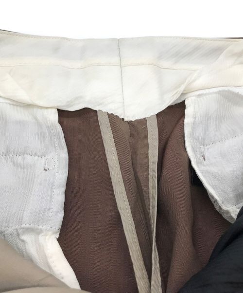 WACKO MARIA（ワコマリア）WACKO MARIA (ワコマリア) ERMENEGILDO ZEGNA (エルメネジルド・ゼニア) スラックス ブラウン サイズ:SIZE Lの古着・服飾アイテム