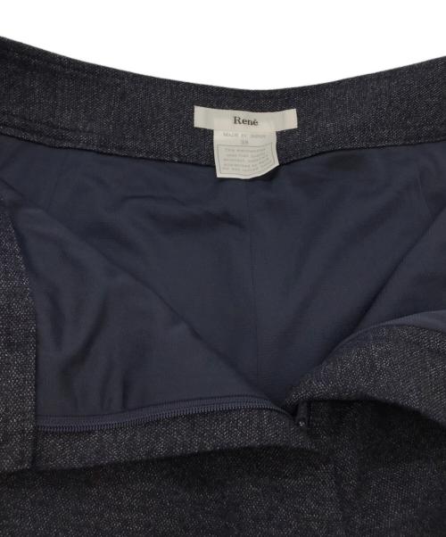 Rene（ルネ）Rene (ルネ) テーパードパンツ ネイビー サイズ:SIZE 38の古着・服飾アイテム