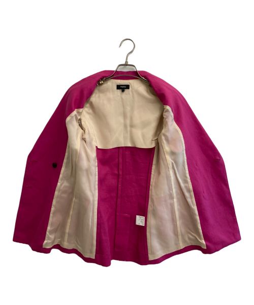 theory（セオリー）theory (セオリー) ダブルブレストジャケット ピンク サイズ:SIZE 0の古着・服飾アイテム
