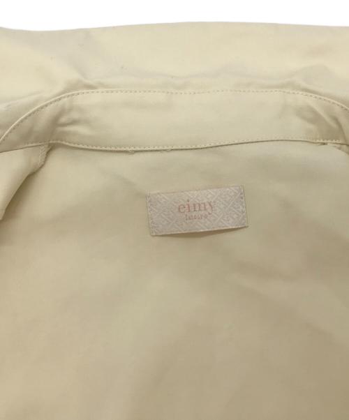 eimy istoire（エイミーイストワール）eimy istoire (エイミーイストワール) ハイブリットレザーチュールスプリングコート ホワイト サイズ:FREEの古着・服飾アイテム