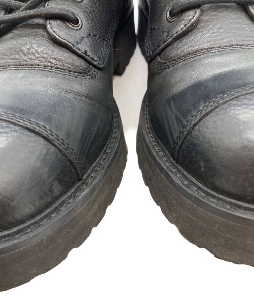 G-STAR RAW（ジースターロゥ）G-STAR RAW (ジースターロゥ) PRESTINGレザーブーツ ブラック サイズ:26.5cmの古着・服飾アイテム