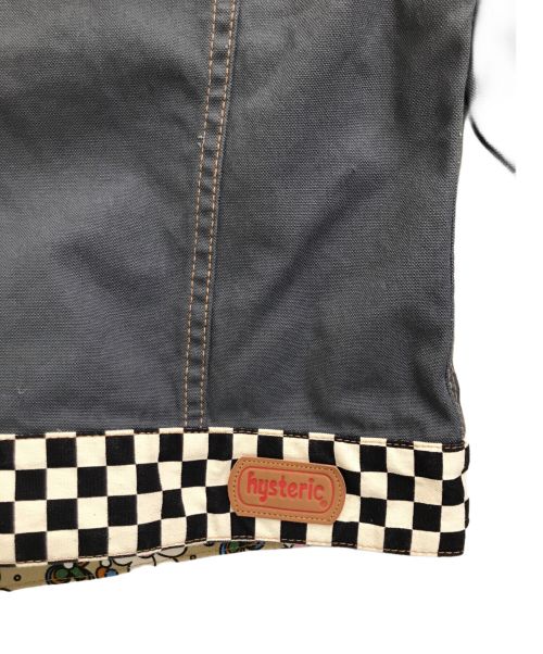 Hysteric Glamour（ヒステリックグラマー）Hysteric Glamour (ヒステリックグラマー) 3PATTERN MIX スクラッチジャケット グレー サイズ:Sの古着・服飾アイテム