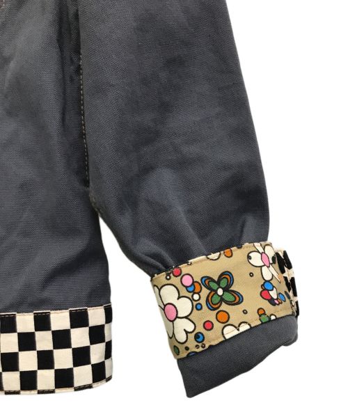 Hysteric Glamour（ヒステリックグラマー）Hysteric Glamour (ヒステリックグラマー) 3PATTERN MIX スクラッチジャケット グレー サイズ:Sの古着・服飾アイテム