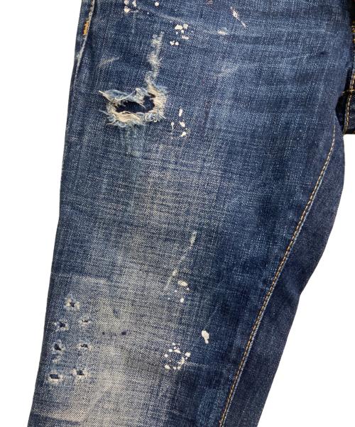 DSQUARED2（ディースクエアード）DSQUARED2 (ディースクエアード) デニムパンツ インディゴ サイズ:36の古着・服飾アイテム