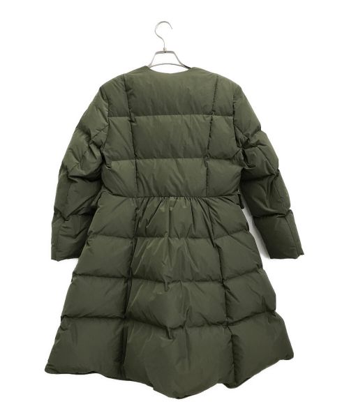BORDERS at BALCONY（ボーダーズアットバルコニー）BORDERS at BALCONY (ボーダーズアットバルコニー) DOUBLE BUTTONED DOWN COAT オリーブ サイズ:36の古着・服飾アイテム