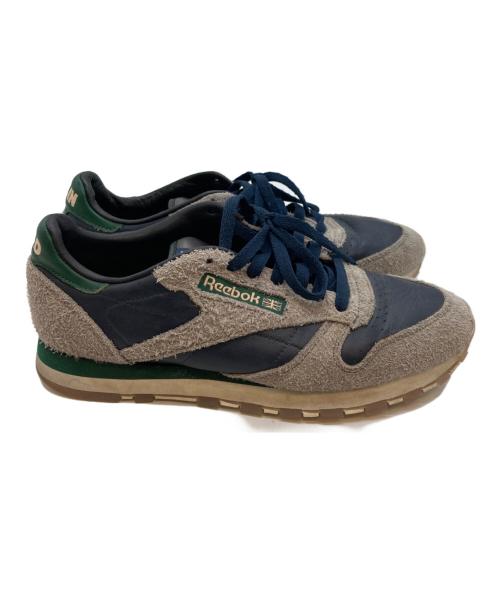 REEBOK CLASSIC（リーボック クラシック）REEBOK CLASSIC (リーボック クラシック) BRAIN DEAD (ブレインデッド) BEAMS (ビームス) CL LEATHER BD グレー×ネイビー サイズ:27.5の古着・服飾アイテム