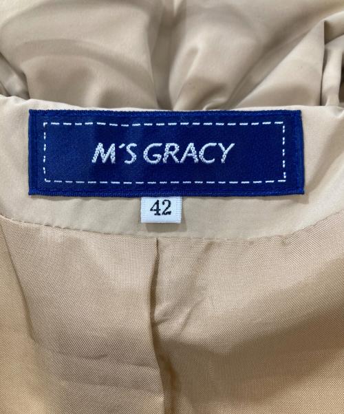 M'S GRACY（エムズグレイシー）M'S GRACY (エムズグレイシー) ダウンコート ベージュ サイズ:42の古着・服飾アイテム
