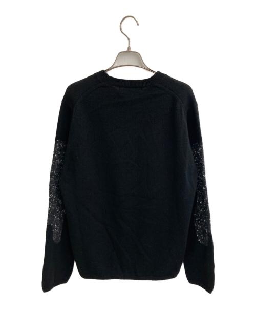 COMME des GARCONS SHIRT（コムデギャルソンシャツ）COMME des GARCONS SHIRT (コムデギャルソンシャツ) コントラストセーター ブラック サイズ:Mの古着・服飾アイテム