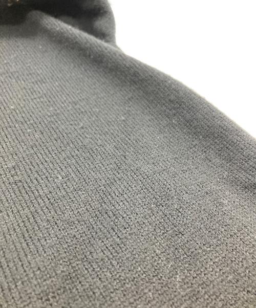 COMME des GARCONS SHIRT（コムデギャルソンシャツ）COMME des GARCONS SHIRT (コムデギャルソンシャツ) コントラストセーター ブラック サイズ:Mの古着・服飾アイテム