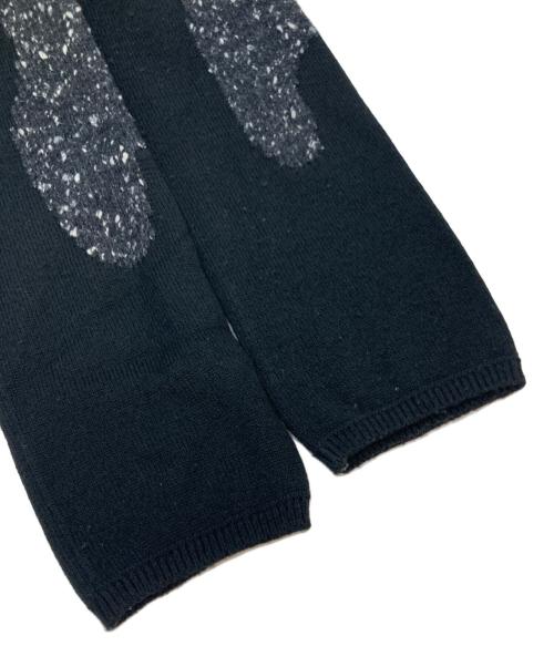 COMME des GARCONS SHIRT（コムデギャルソンシャツ）COMME des GARCONS SHIRT (コムデギャルソンシャツ) コントラストセーター ブラック サイズ:Mの古着・服飾アイテム