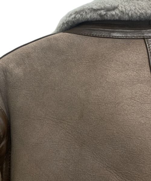 CoSTUME NATIONAL HOMME（コスチューム ナショナル オム）CoSTUME NATIONAL HOMME (コスチューム ナショナル オム) B-3ムートンコート ブラウン サイズ:Mの古着・服飾アイテム