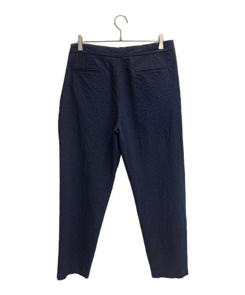 EMPORIO ARMANI（エンポリオアルマーニ）EMPORIO ARMANI (エンポリオアルマーニ) シアサッカーパンツ ネイビー サイズ:50の古着・服飾アイテム