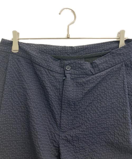 EMPORIO ARMANI（エンポリオアルマーニ）EMPORIO ARMANI (エンポリオアルマーニ) シアサッカーパンツ ネイビー サイズ:50の古着・服飾アイテム