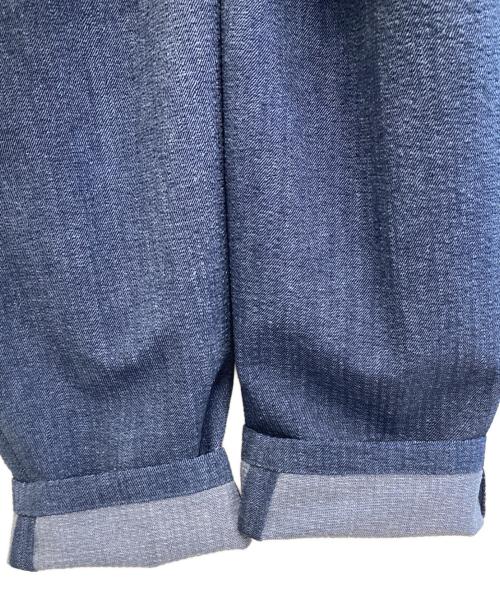 EMPORIO ARMANI（エンポリオアルマーニ）EMPORIO ARMANI (エンポリオアルマーニ) ライトタックスラックス ブルー サイズ:48の古着・服飾アイテム