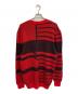 HUGO BOSS (ヒューゴ ボス) ジャガードニット レッド×ブラック サイズ:XL：9000円