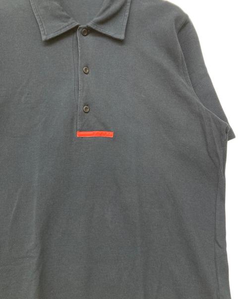 PRADA SPORTS（プラダスポーツ）PRADA SPORTS (プラダスポーツ) ロゴプレートポロシャツ ネイビー サイズ:Sの古着・服飾アイテム